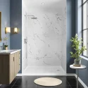 Moisture-Proof Marble White Acrylic Sheet Building Material Shower Enclosure Decorative Wall Panel