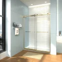 Wholesale Bypass Double Sliding Door 10mm Waterproof Tempered Glass Frameless Shower Doors