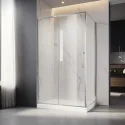 1219*813*1981mm Aluminium Frame 6mm Tempered Glass Rectangular Single Sliding Door Shower Room
