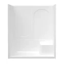 2.2mm High Glossy White Shower Room Decorative Building Material Acrylic Shower Wall Panel