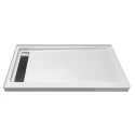 60"*32"*4" Smooth Surface Stainless Steel Drain Cover Rectangle SMC Shower Tray