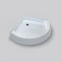 1030*1030*152mm High Base Arc Shape Non Slip Texture Rectangle Acrylic Shower Base