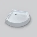 1085*1085*152mm High Base Quick Drain Sector Shape Anti Slip Texture Acrylic Shower Tray